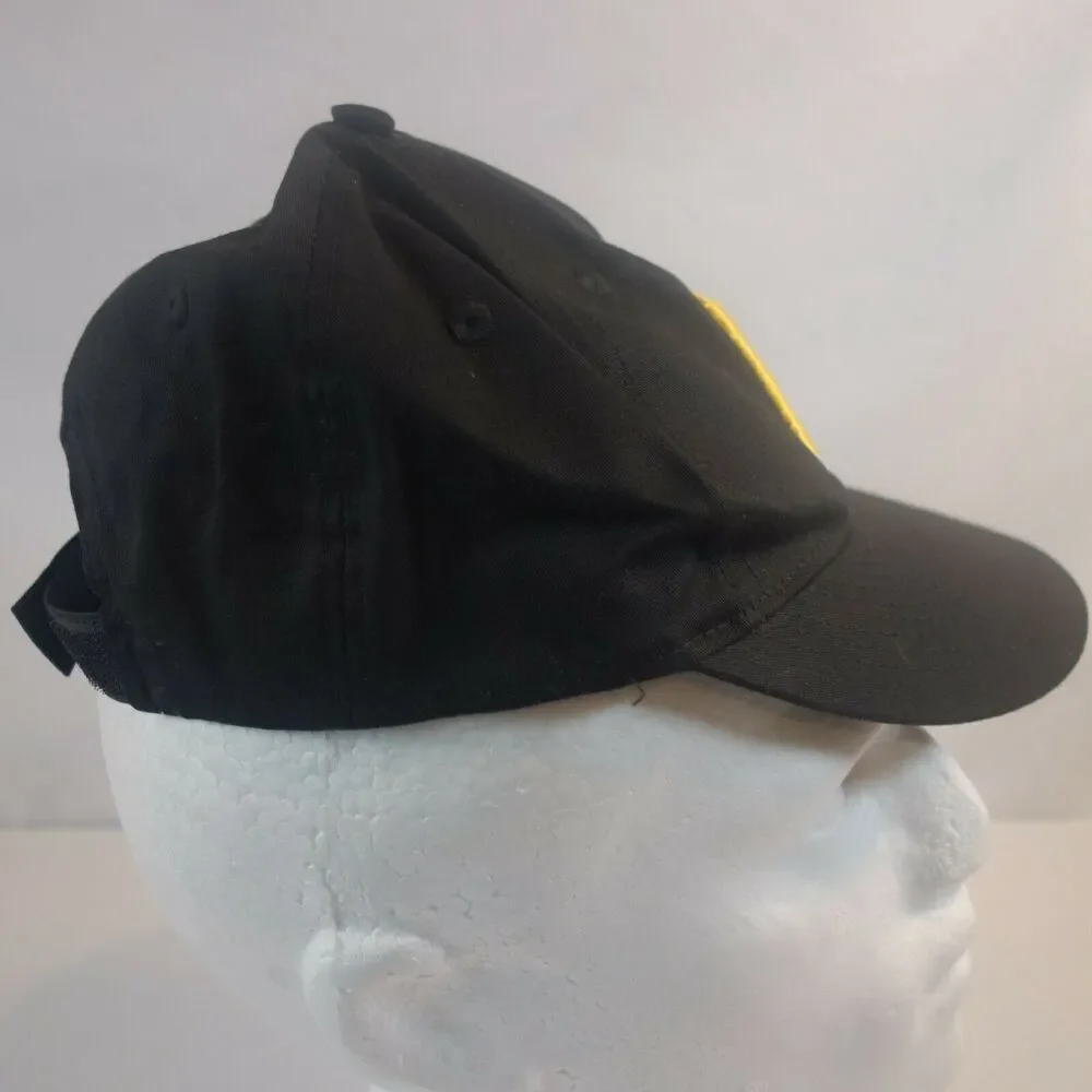 Team MLB Kids Youth Pittsburgh Pirates Black Yellow Adjustable Baseball Hat Cap